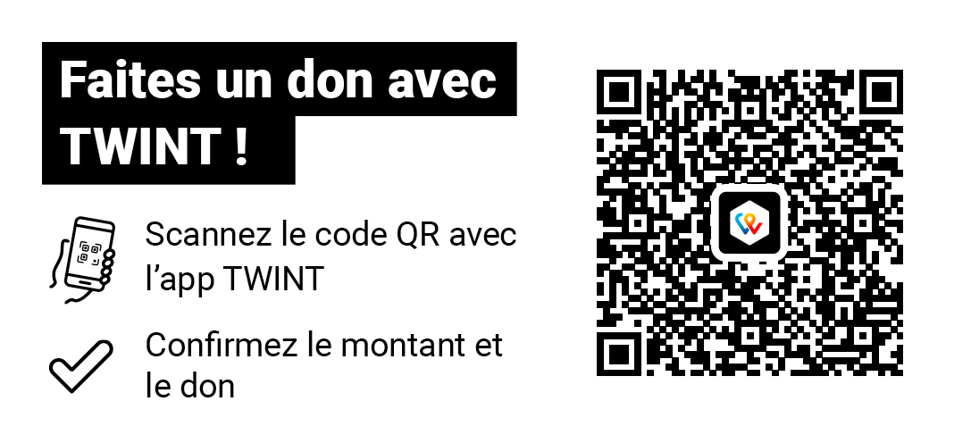 Faites un don avec Twint!