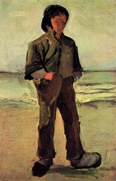 Fisherman on the Beach, 1882 by Vincent van Gogh